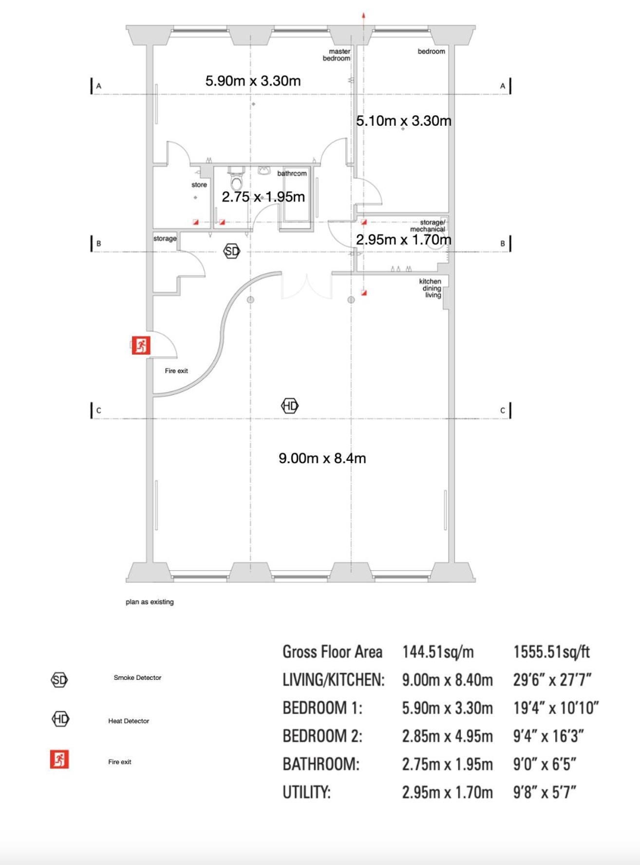 Loft Apartment Port Glasgow Eksteriør billede